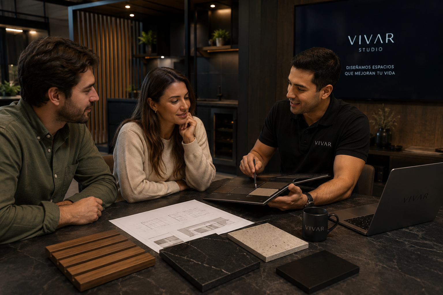 VIVAR personalizado integrado al espacio exterior