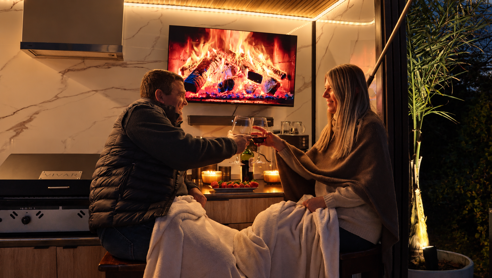 Date night en un espacio exterior VIVAR